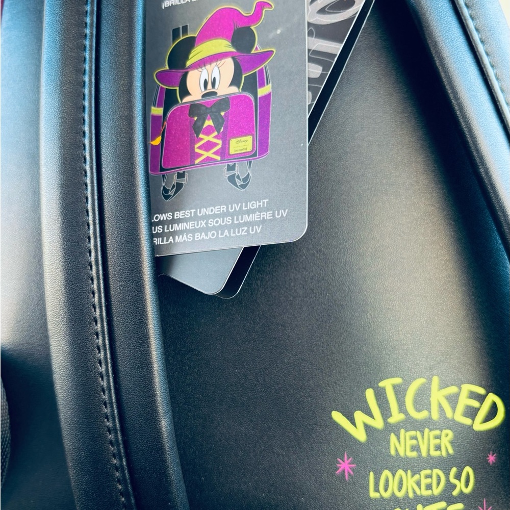 Loungefly Disney Minnie Mouse Witch Mini Backpack - Picture 8 of 8
